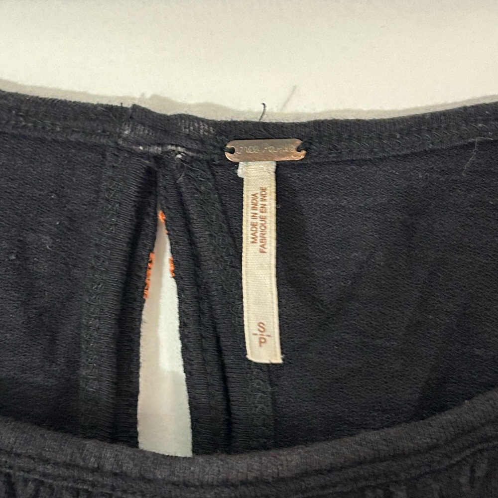 Free People To The Left Cross Stitch off shoulder top - Picture 6 of 6